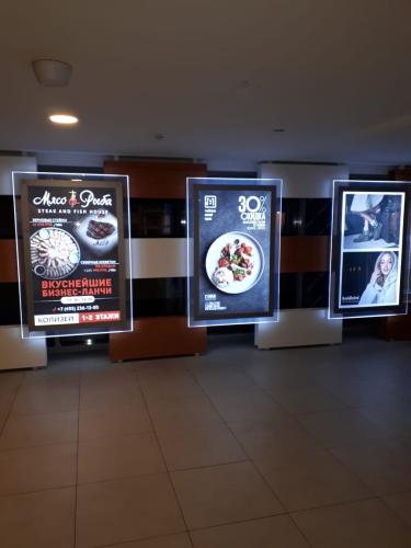 ТЦ "Аэропарк", Брянск Тонкие световые панели
